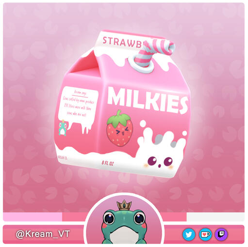 Milkies Throwables by Kream_VT